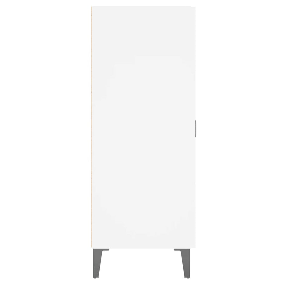 Dressoir 69,5X34X90 Cm Bewerkt Hout Wit