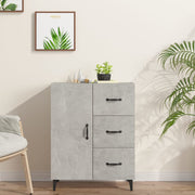 Dressoir 69,5x34x90 cm bewerkt hout betongrijs