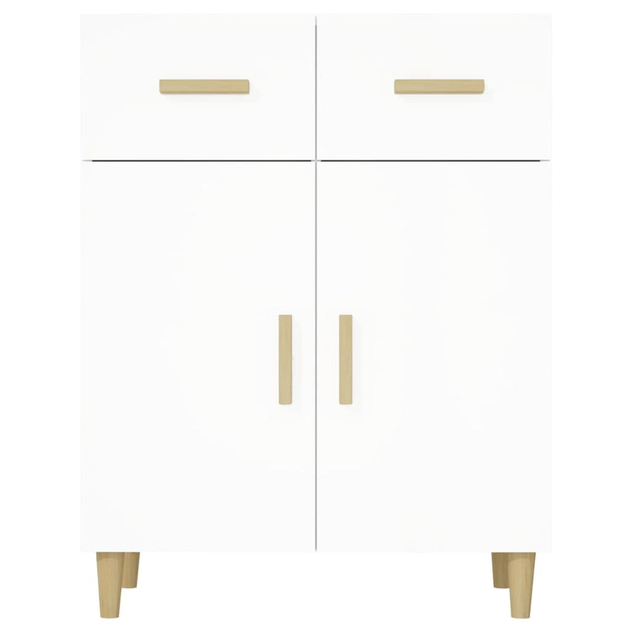 Dressoir 69,5X34X89 Cm Bewerkt Hout Wit