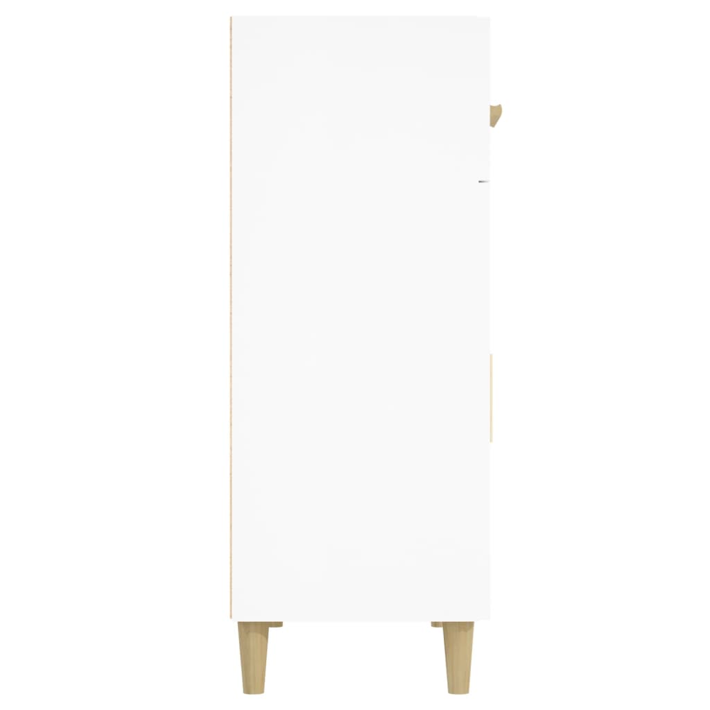 Dressoir 69,5X34X89 Cm Bewerkt Hout Wit