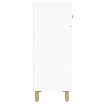 Dressoir 69,5X34X89 Cm Bewerkt Hout Wit