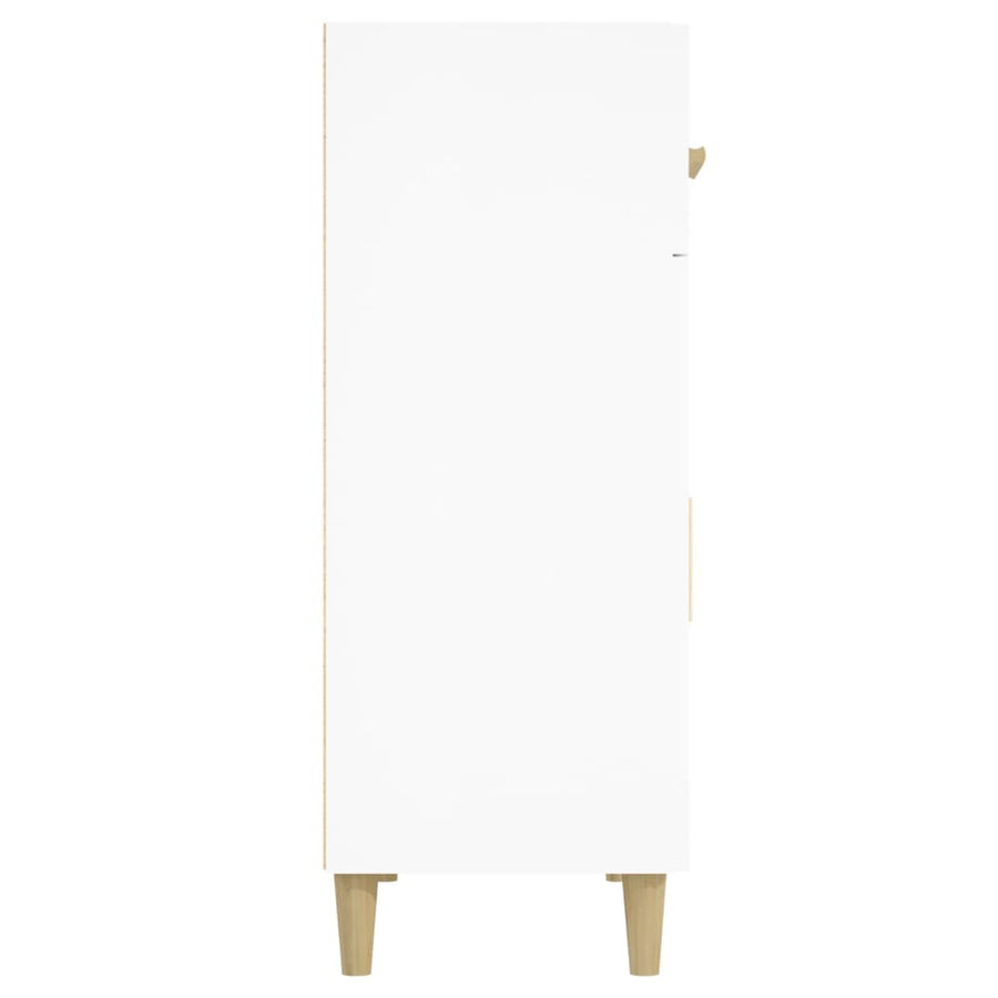 Dressoir 69,5X34X89 Cm Bewerkt Hout Wit
