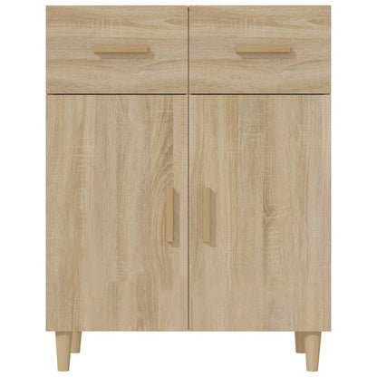 Dressoir 69,5X34X89 Cm Bewerkt Hout Kleurig Sonoma eiken