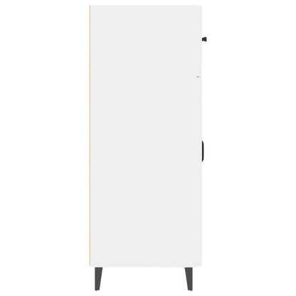 Dressoir 69,5X34X90 Cm Bewerkt Hout Wit