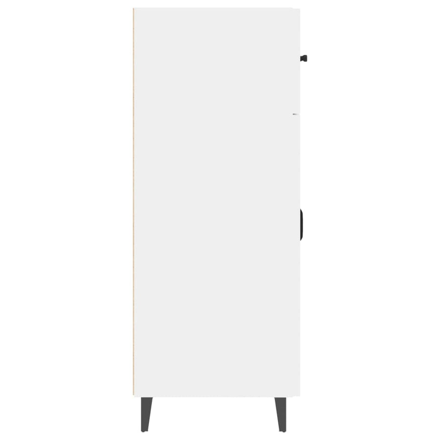 Dressoir 69,5X34X90 Cm Bewerkt Hout Wit