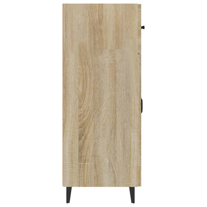 Dressoir 69,5X34X90 Cm Bewerkt Hout Sonoma Eikenkleurig