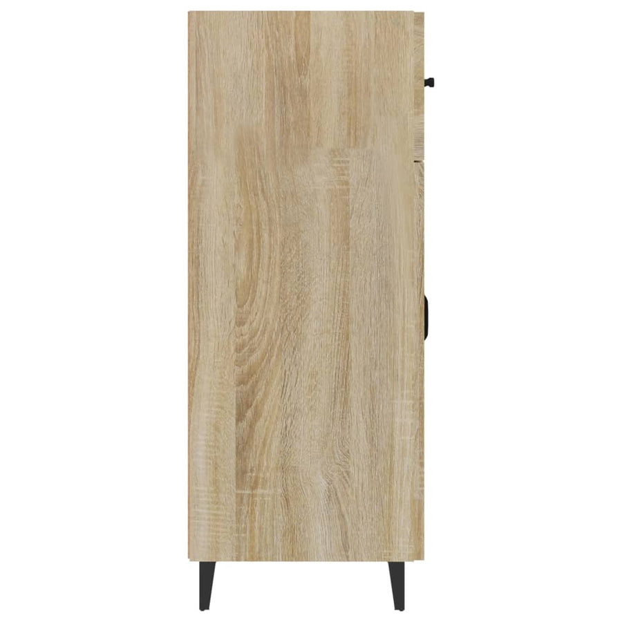 Dressoir 69,5X34X90 Cm Bewerkt Hout Sonoma Eikenkleurig