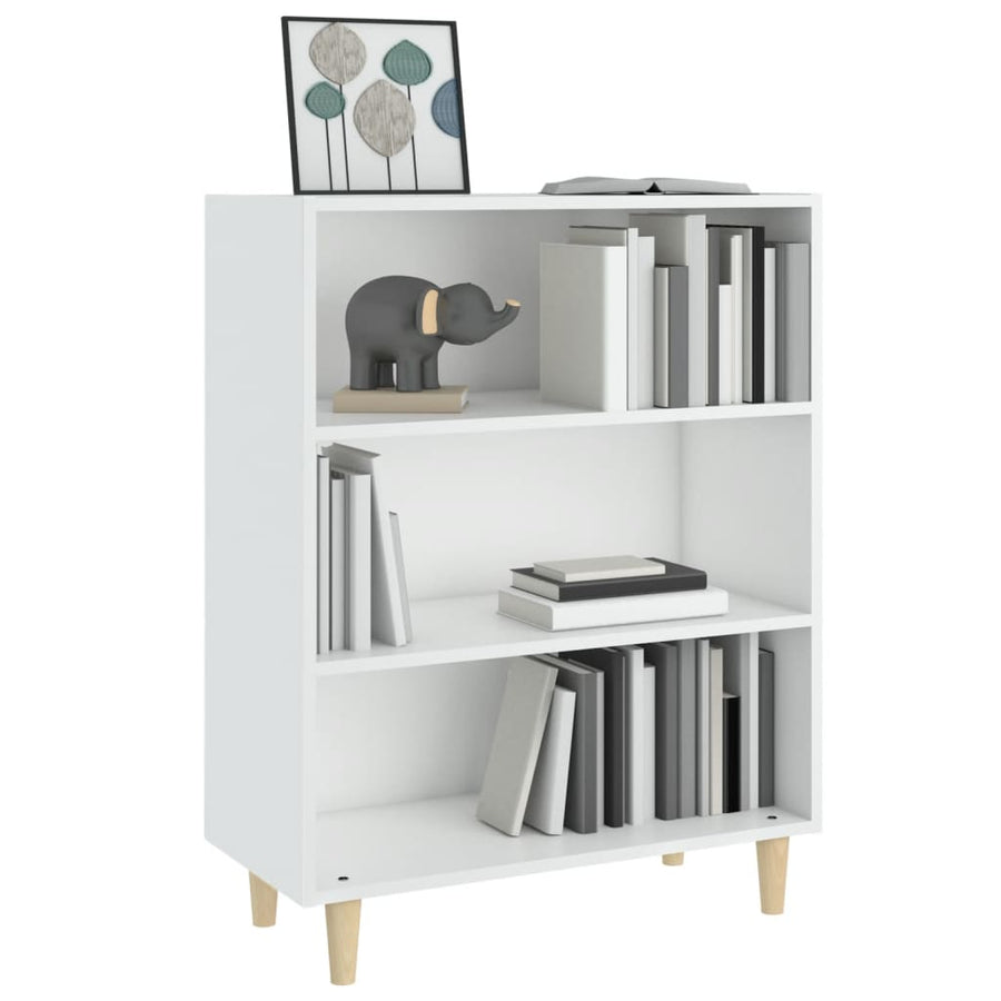 Dressoir 69,5X32,5X90 Cm Bewerkt Hout Wit