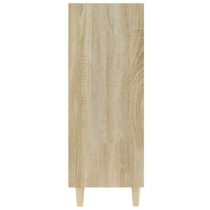Dressoir 69,5X32,5X90 Cm Bewerkt Hout Sonoma Eikenkleurig