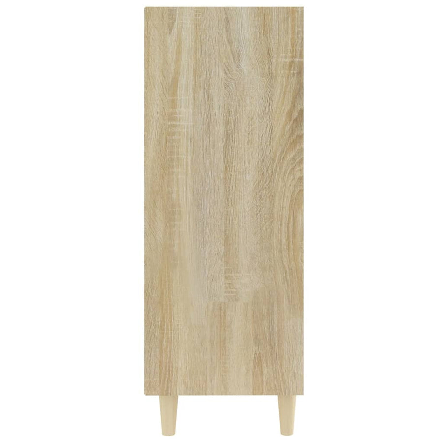 Dressoir 69,5X32,5X90 Cm Bewerkt Hout Sonoma Eikenkleurig