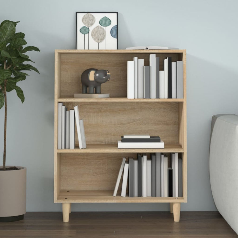Dressoir 69,5X32,5X90 Cm Bewerkt Hout Sonoma Eikenkleurig