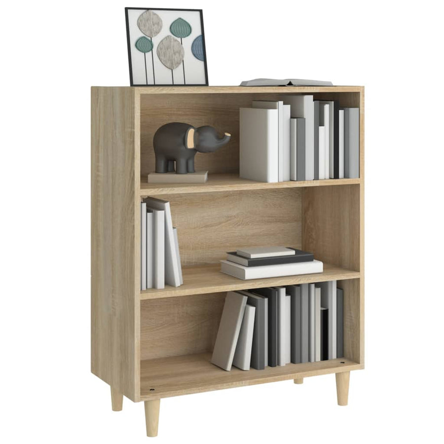 Dressoir 69,5X32,5X90 Cm Bewerkt Hout Sonoma Eikenkleurig