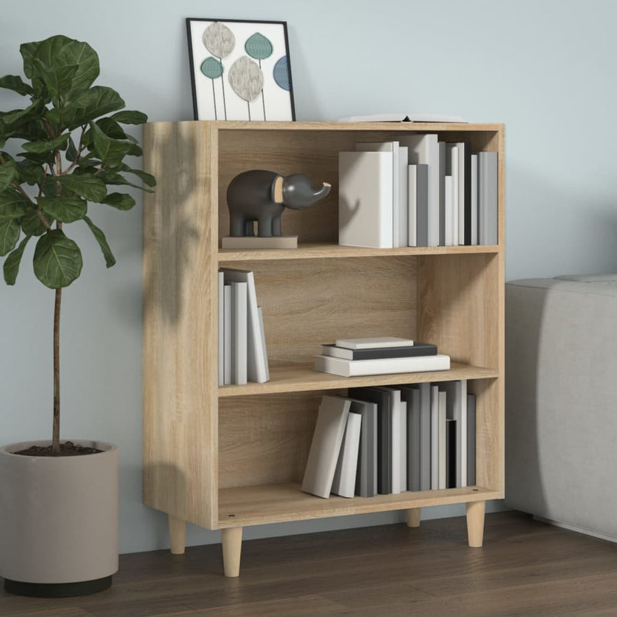 Dressoir 69,5X32,5X90 Cm Bewerkt Hout Sonoma Eikenkleurig