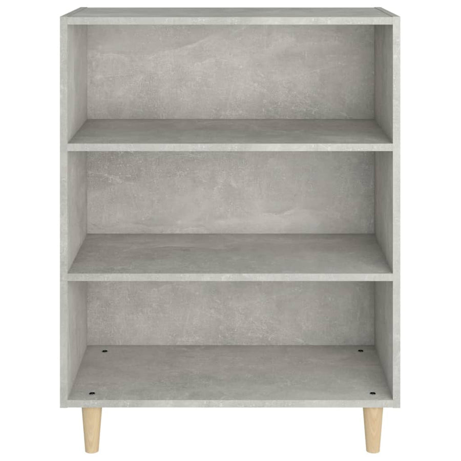 Dressoir 69,5X32,5X90 Cm Bewerkt Hout Betongrijs