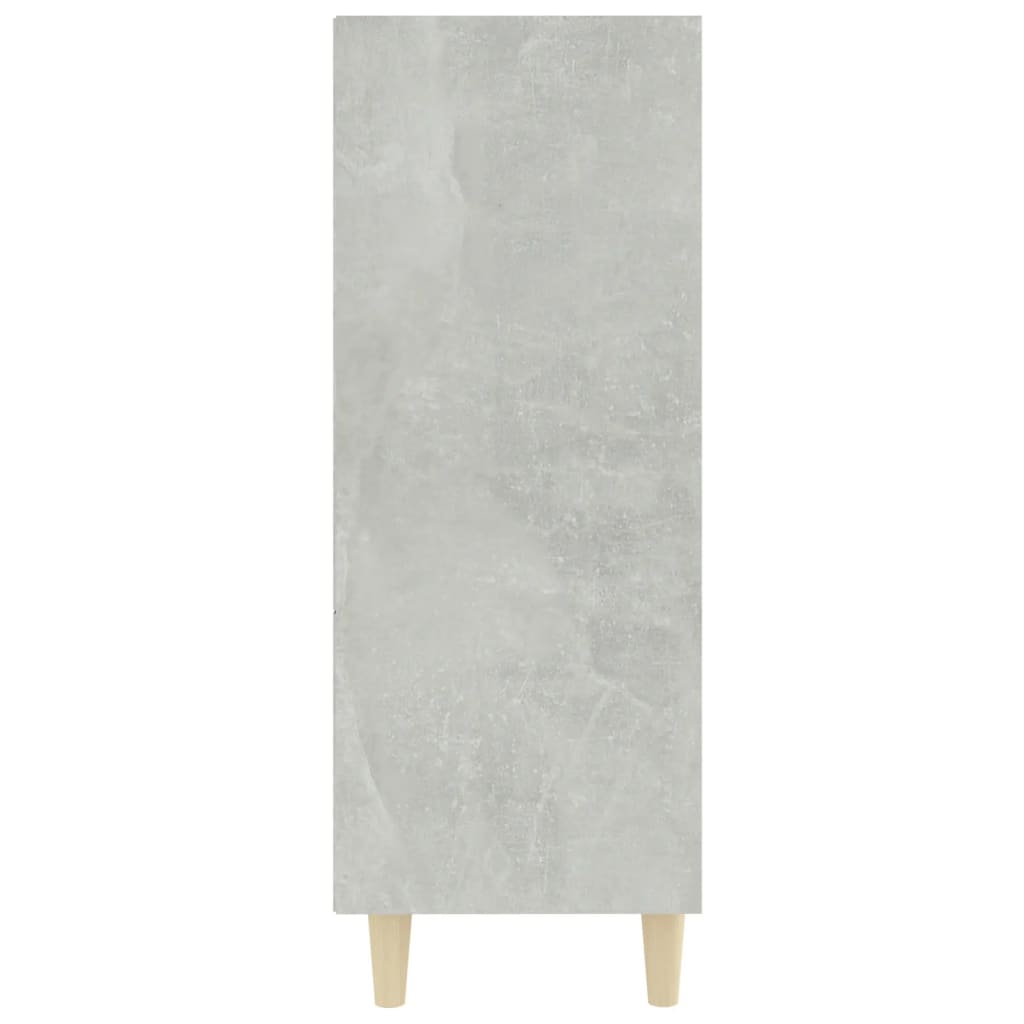 Dressoir 69,5X32,5X90 Cm Bewerkt Hout Betongrijs