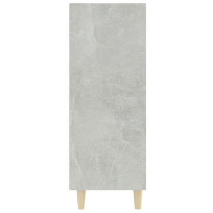 Dressoir 69,5X32,5X90 Cm Bewerkt Hout Betongrijs