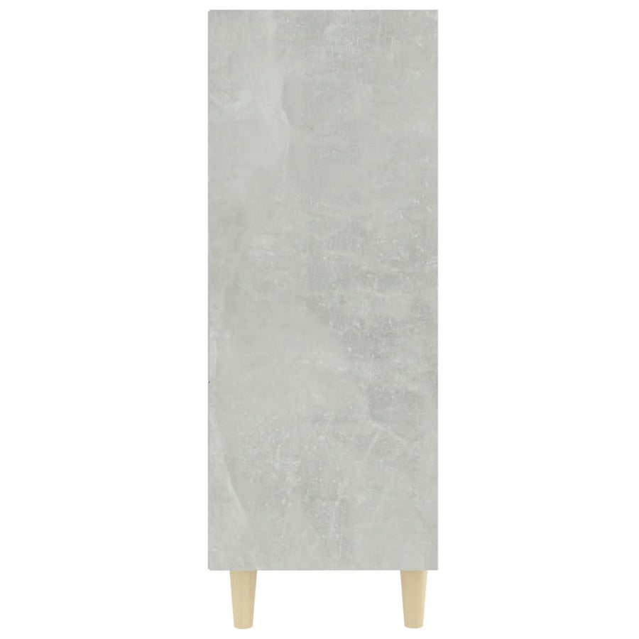 Dressoir 69,5X32,5X90 Cm Bewerkt Hout Betongrijs