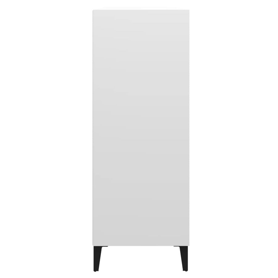 Dressoir 69,5X32,5X90 Cm Bewerkt Hout Wit