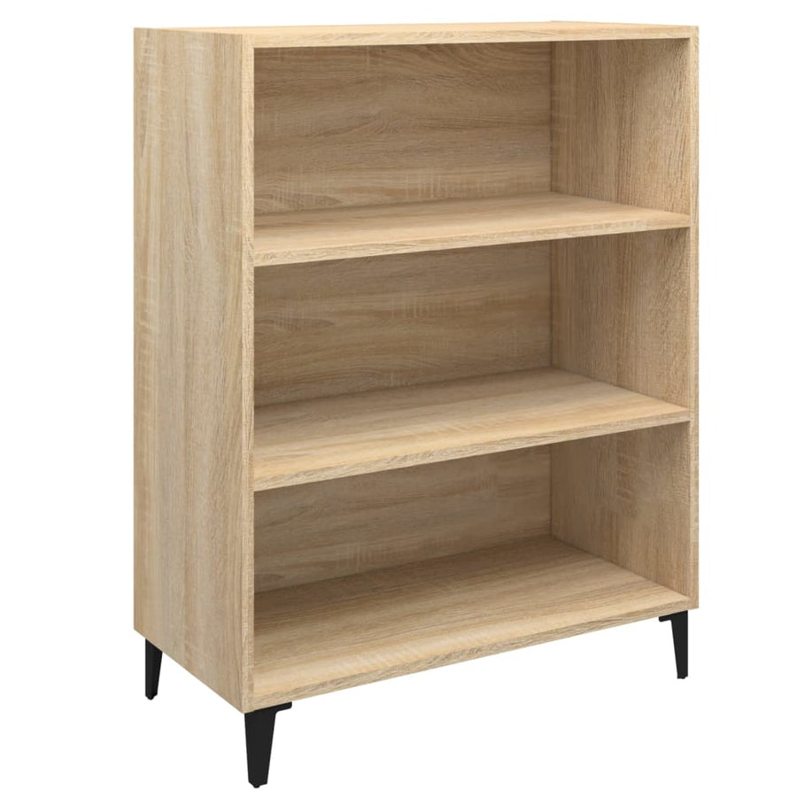 Dressoir 69,5X32,5X90 Cm Bewerkt Hout Kleurig Sonoma eiken
