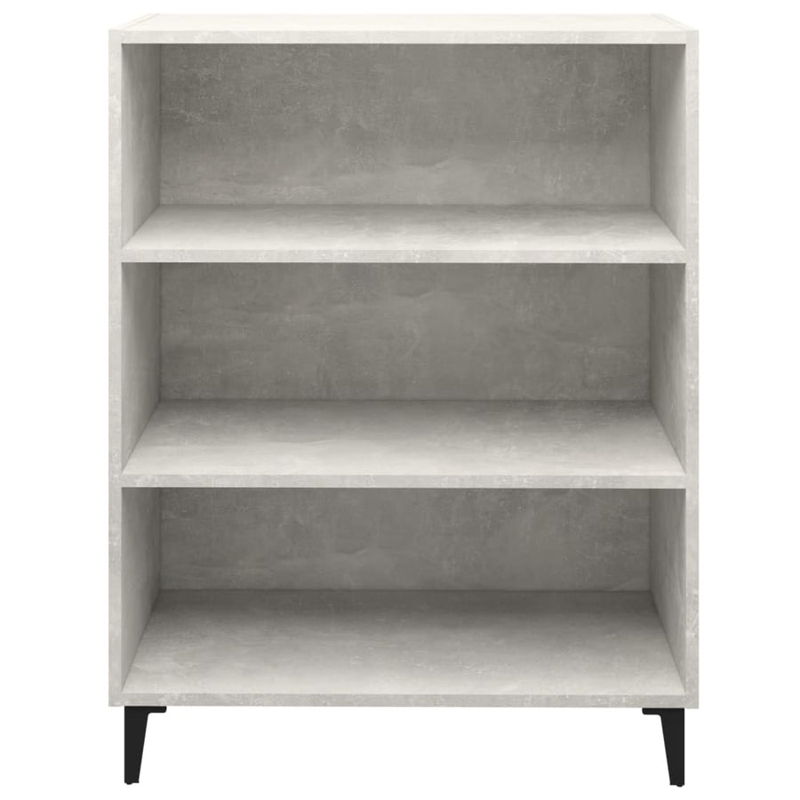 Dressoir 69,5x32,5x90 cm bewerkt hout betongrijs