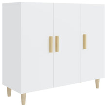 Dressoir 90X34X80 Cm Bewerkt Hout Wit