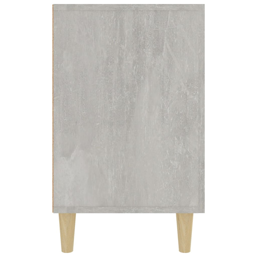 Dressoir 100X36X60 Cm Bewerkt Hout Betongrijs