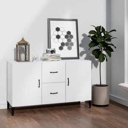 Dressoir 100X36X60 Cm Bewerkt Hout Zwart
