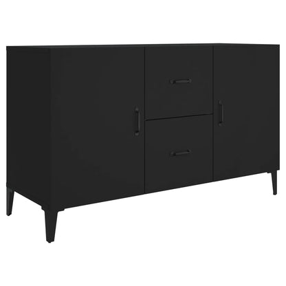 Dressoir 00X36X60 Cm Bewerkt Hout Zwart