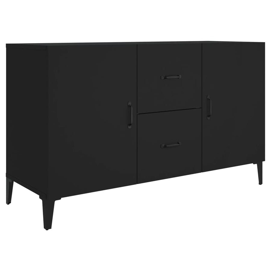 Dressoir 00X36X60 Cm Bewerkt Hout Zwart