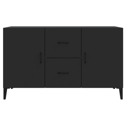 Dressoir 00X36X60 Cm Bewerkt Hout Zwart