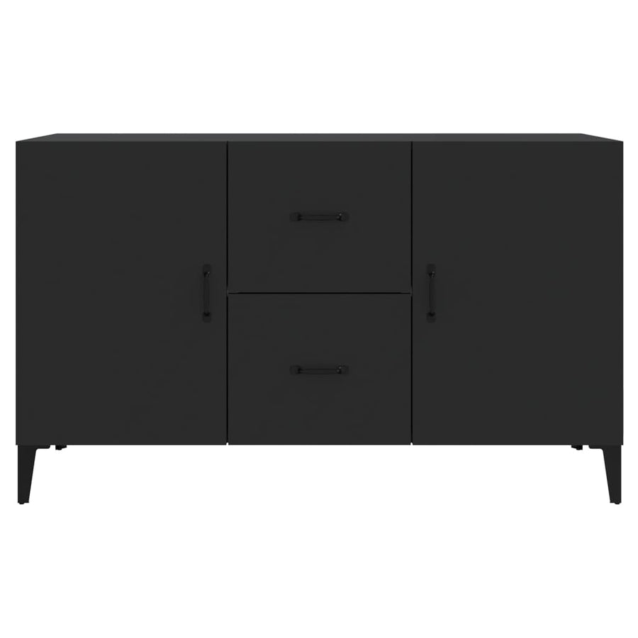 Dressoir 00X36X60 Cm Bewerkt Hout Zwart