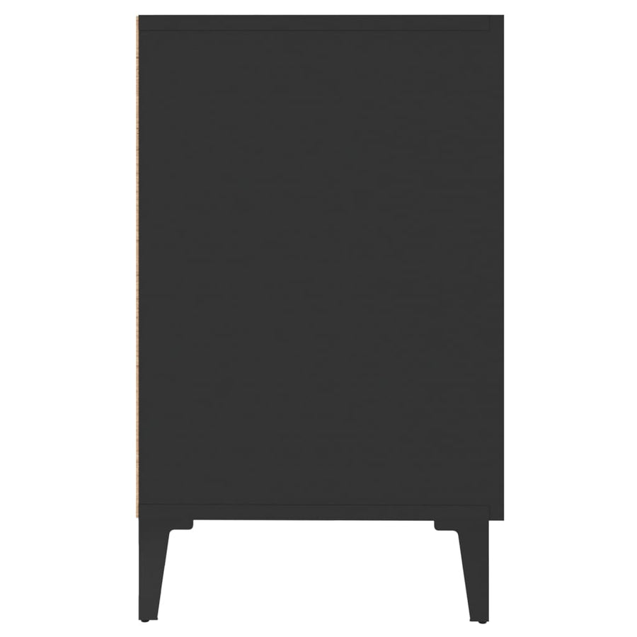 Dressoir 00X36X60 Cm Bewerkt Hout Zwart
