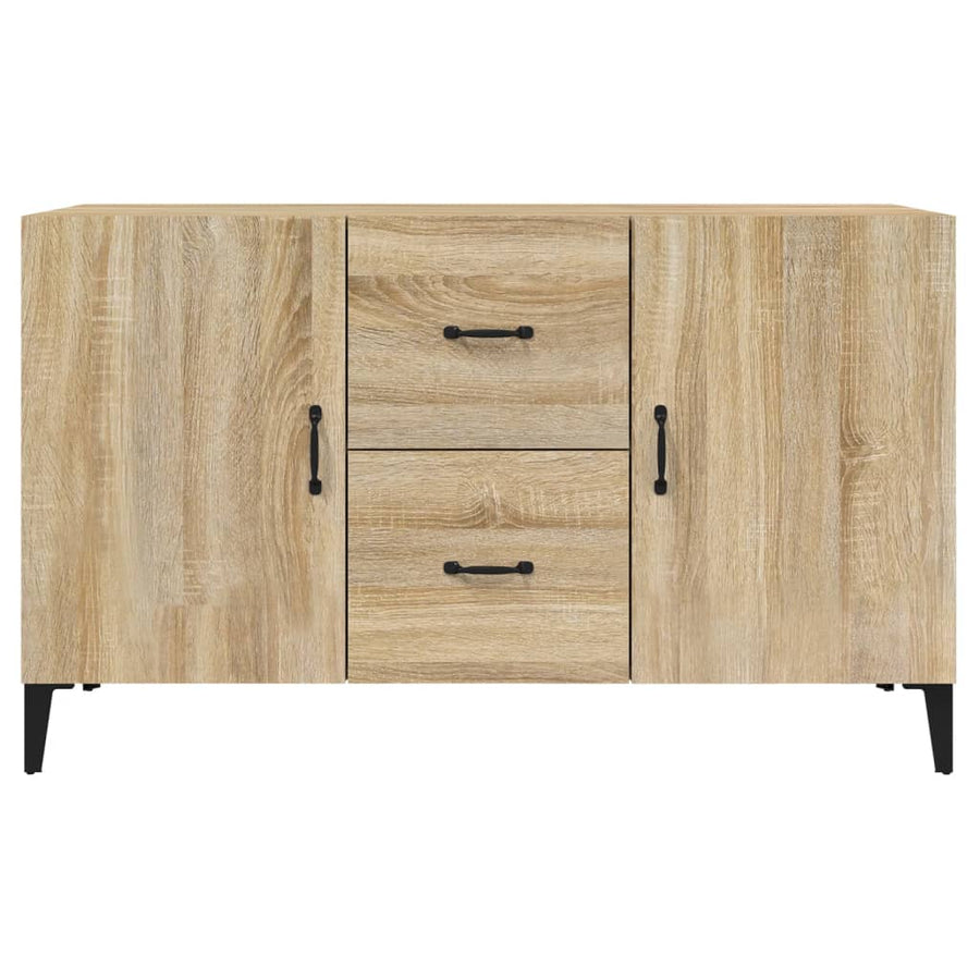 Dressoir 100x36x60 cm bewerkt hout sonoma eikenkleurig Sonoma eiken