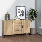 Dressoir 100x36x60 cm bewerkt hout sonoma eiken