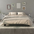 Nightstands 2 pcs 40x35x47.5 cm grey Sonoma oak-look