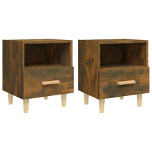Nachtkastjes 2 St 40X35X47 Cm Gerookt Eikenkleurig