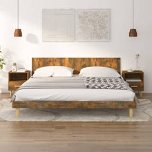 Nachtkastjes 2 St 40X35X47 Cm Gerookt Eikenkleurig