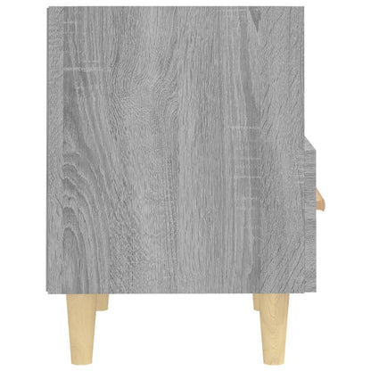 Nachtkastjes 40X35X47 Cm Eikenkleurig 2 Grijs sonoma