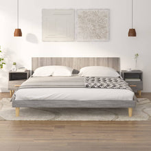 Nachtkastjes 40X35X47 Cm Eikenkleurig 2 Grijs sonoma