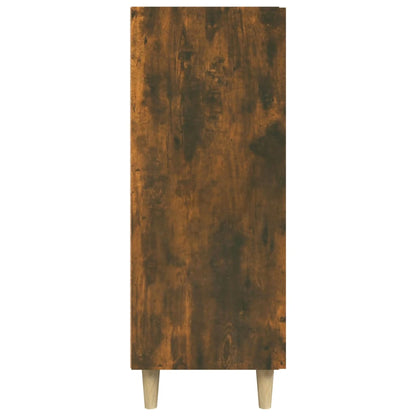 Dressoir 69,5X34X90 Cm Bewerkt Hout Gerookt Eikenkleurig
