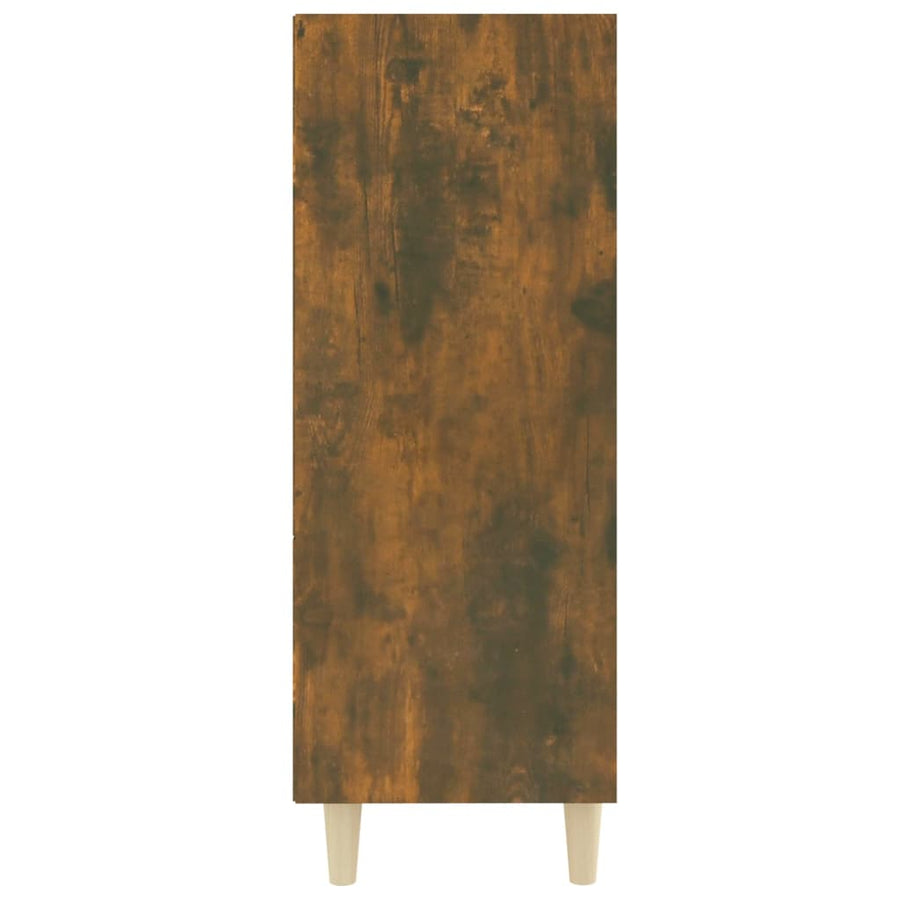 Dressoir 69,5X32,5X90 Cm Bewerkt Hout Gerookt Eikenkleurig