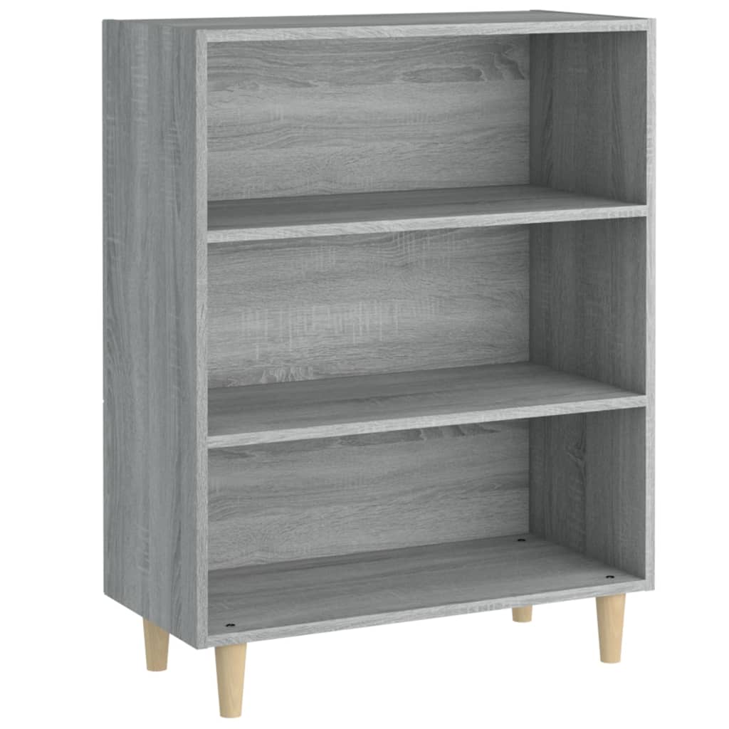 Dressoir 69,5X32,5X90 Cm Bewerkt Hout Grijs Sonoma Eikenkleurig