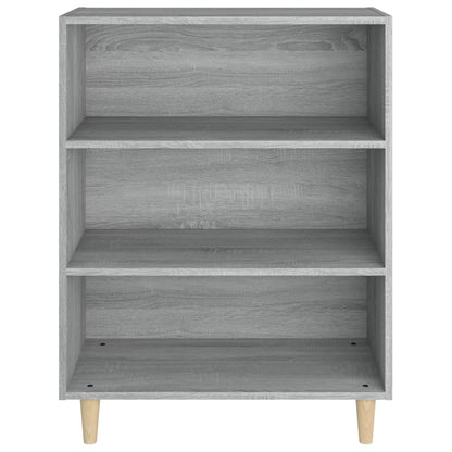 Dressoir 69,5X32,5X90 Cm Bewerkt Hout Grijs Sonoma Eikenkleurig