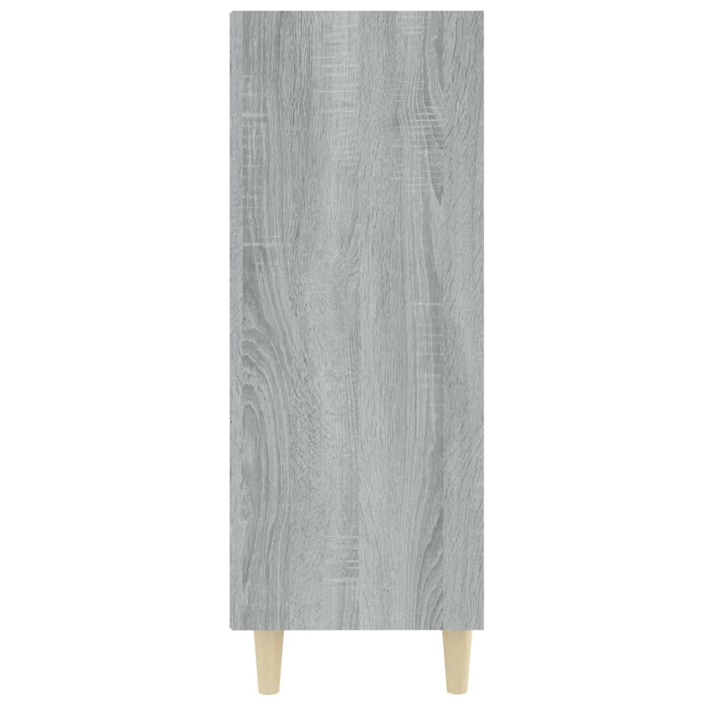 Dressoir 69,5X32,5X90 Cm Bewerkt Hout Grijs Sonoma Eikenkleurig