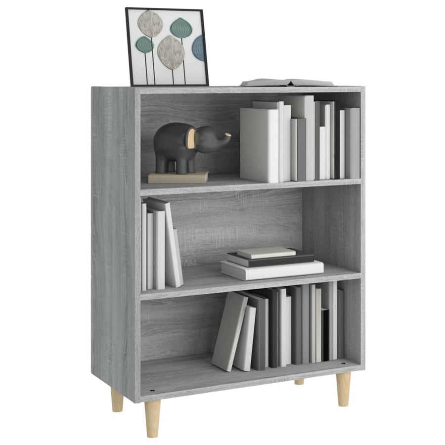 Dressoir 69,5X32,5X90 Cm Bewerkt Hout Grijs Sonoma Eikenkleurig