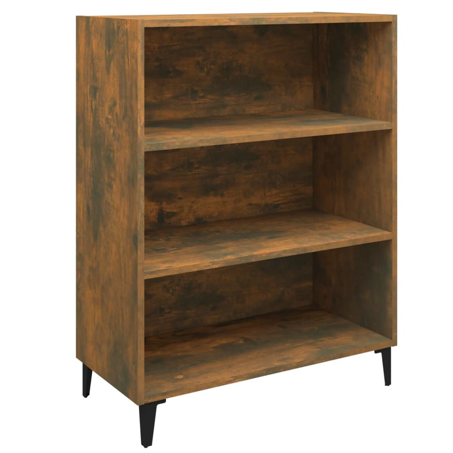 Dressoir 69,5X32,5X90 Cm Bewerkt Hout Gerookt Eikenkleurig