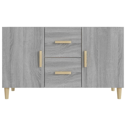 Dressoir 100X36X60 Cm Bewerkt Hout Grijs Sonoma Eikenkleurig
