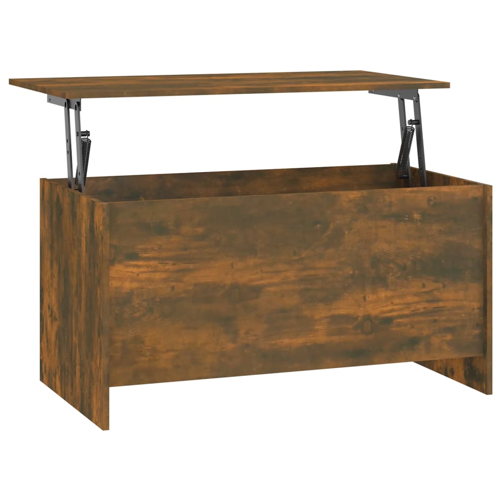 Salontafel 102X55,5X52,5 Cm Bewerkt Hout Kleurig 102 x 55 x 52.5 cm