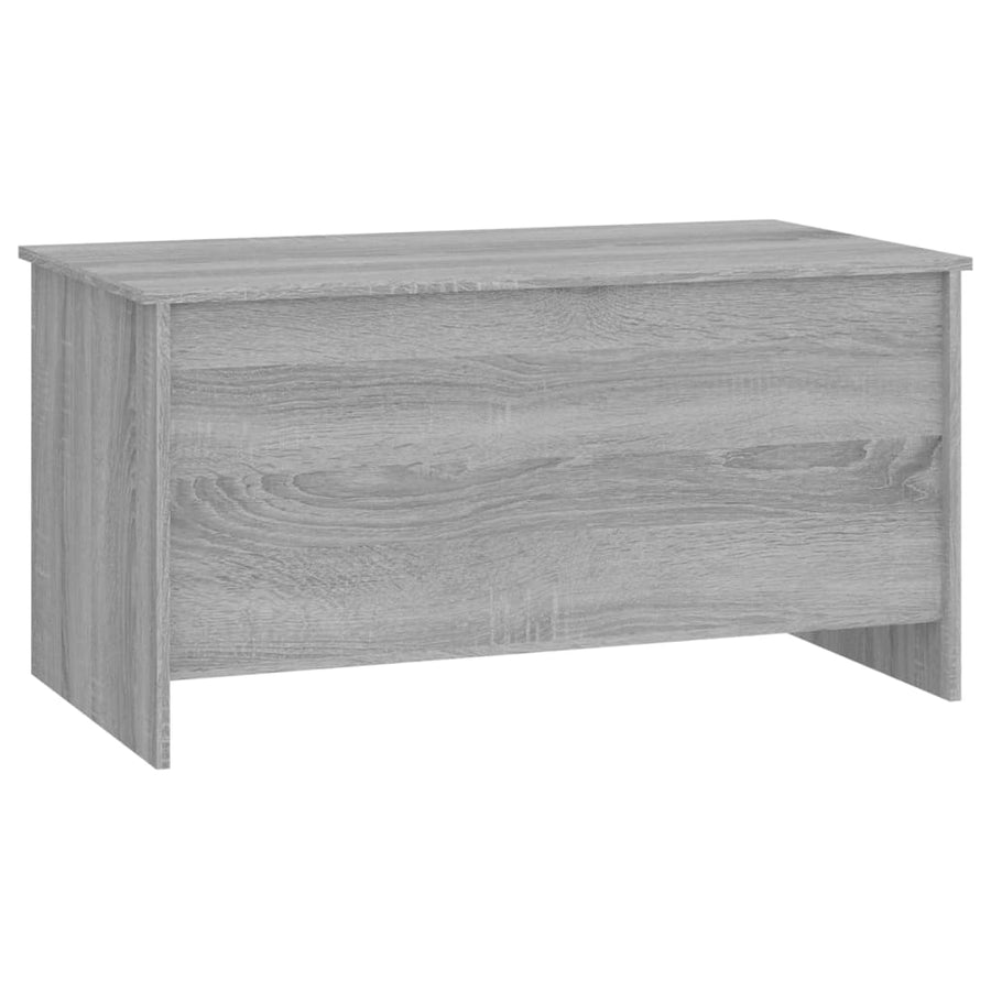 Salontafel 102X55,5X52,5 Cm Bewerkt Hout Eiken 102 x 55 x 52.5 cm