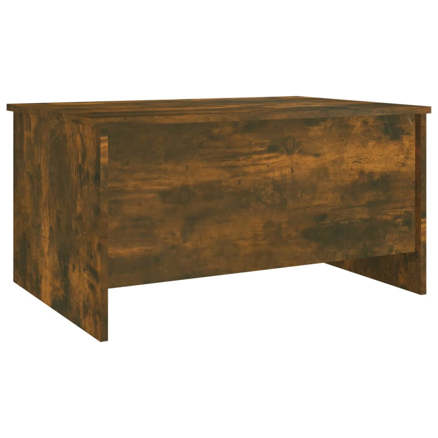 Salontafel 80X55,5X41,5 Cm Bewerkt Hout Kleurig 80 x 55 x 41.5 cm